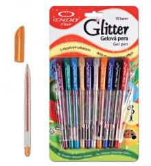 Gelov pera Concorde Glitter 10ks