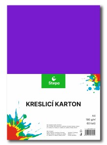 KRESLC KARTON A4/180g/60l mix 12 barev