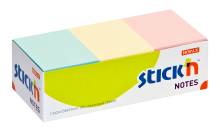 Samolepic bloky Stick'n mix pastelovch barev, 38 x 51 mm, 12 x 100 lstk