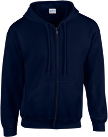 Mikina HB Zip Hooded, tmav modr