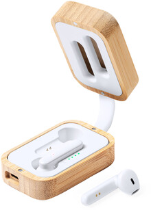 Bluetooth sluchátka Chorus, přírodní, bílá