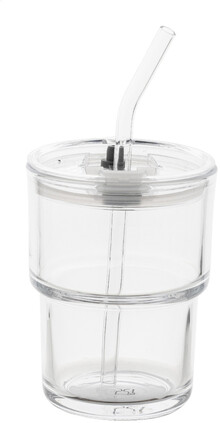 Sklenn cestovn hrnek Glassip, prhledn