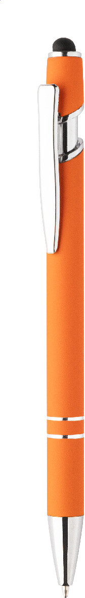 Dotykové kuličkové pero Tonnel Soft, oranžová