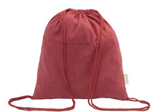 Vak se stahovac rkou z recyklovan bavlny Dropex, erven