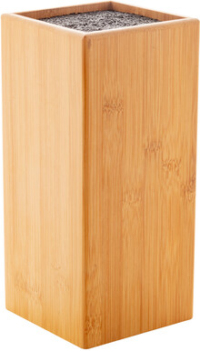 Bambusový držák na nože Santoku, přírodní
