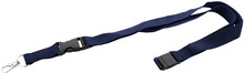 RPET lanyard Revent Plus, tmavě modrá