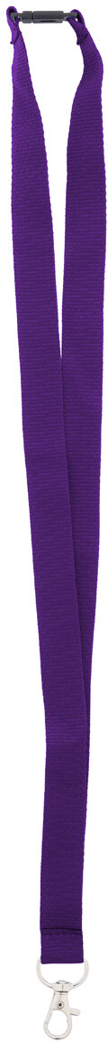 RPET lanyard Revent, fialová