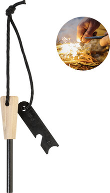 Podpalova� ohn� CampSpark, st��brn�, p��rodn�