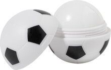 Balz�m na rty ve tvaru fotbalov�ho m��e Lipfan, b�l�, �ern�