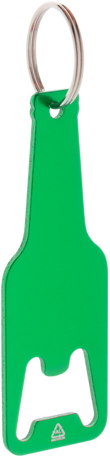 Přívěšek na klíče s otvírákem na láhve Kaipi, zelená