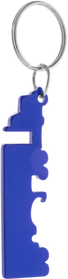 Přívěšek na klíče s otvírákem Peterby, modrá