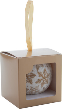 V�no�n� ozdoba Aspelund, zlat�, b�l�