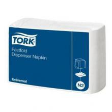 Ubrousky do zsobnku Fastfold Tork 10933, universln, 1 vrstva, bl, systm N2