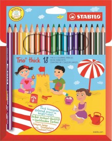 PASTELKY STABILO TRIO 18 ks