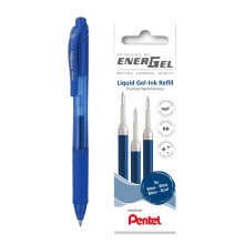 Gelov pero Pentel ENERGEL BL107,  0,7mm, modr k 3 ks npli LR7-3C, modr, zdarma