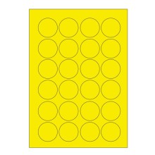 ETIKETY PRINT A4, prmr 30 mm kruh lut/100 