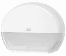 Zásobník na toaletní papír mini Jumbo Tork 555000, bílý, systém T2