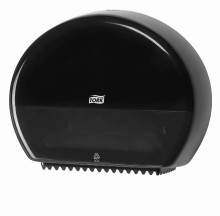 Zásobník na toaletní papír mini Jumbo Tork Elevation 555008, černý, systém T2