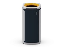 Odpadkový koš na tříděný odpad Kobra Wastee 60 l, na plast, žlutý