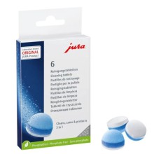 Čistící tablety Jura, třífázové, 6 ks