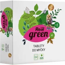 Tablety do myčky Real Green clean, 40 ks