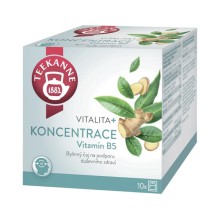 Čaj Teekanne bylinný, Vitalita+ koncentrace