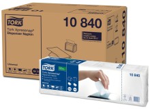 Ubrousky Tork 10840,  do z�sobn�ku Xpressnap, univers�ln�, 1 vrstva, b�l�, syst�m N4