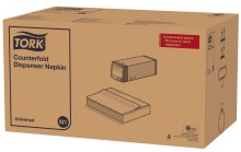 Ubrousky Tork 10935, do z�sobn�ku Counterfold, 1vrstv�, b�l�, syst�m N1