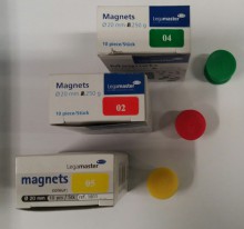MAGNETY ICO 20 mm, 1 ks, �erven�
