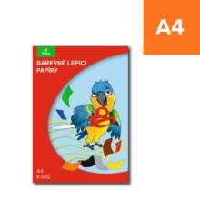 Lepic� barevn� pap�ry A4, 8 list�