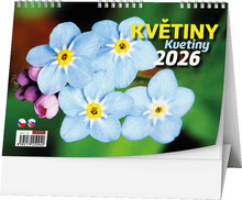 Kalendář stolní Květiny