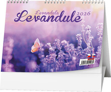 Kalendář stolní Levandule