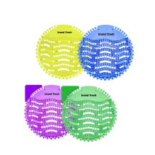 Sítko do pisoáru Cleanzy fresh, různé druhy